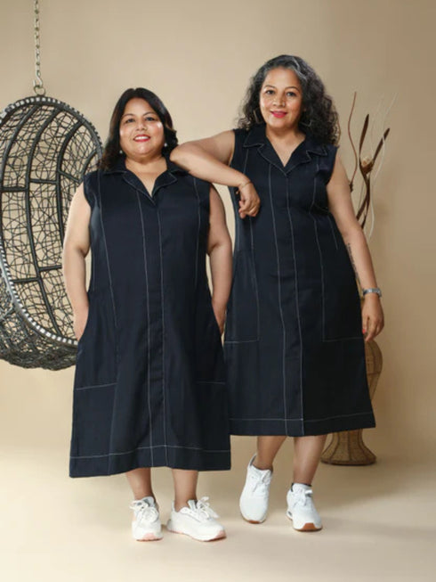 NAVY BLUE DRESS