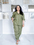 OLIVE GREEN CO-ORD SET