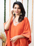 ORANGE KAFTAN /PANT WITH POTLI