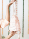 PEACH POTLI DRESS