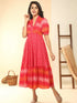 RED IKAT DRESS