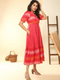 RED IKAT DRESS