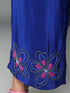 ROYAL BLUE HAND EMBROIDERY COORD SET
