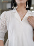 WHITE HAKOBA DRESS