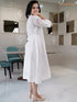 WHITE HAKOBA DRESS
