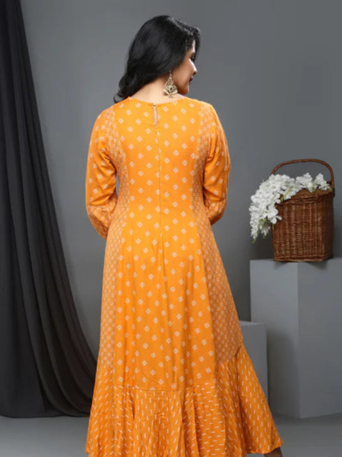 YELLOW COIN DRESS