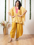 YELLOW SHORT KAFTAN TOP/PANT