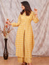 YELLOW SLIT COORD SET