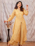 YELLOW SLIT COORD SET
