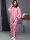 PINK IKAT COORD SET