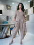 BEIGE JAIPURI JUMPSUIT
