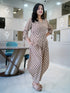 BEIGE JAIPURI JUMPSUIT
