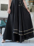 BLACK A LINE DRESS