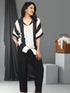 BLACK AND WHITE COORD SET