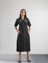 BLACK COLLAR DRESS