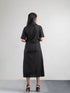 BLACK COLLAR DRESS
