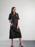 BLACK COLLAR DRESS