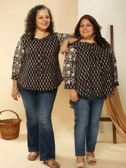 BLACK COTTON TOP