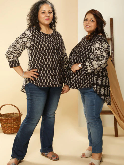 BLACK COTTON TOP