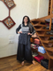 BLACK KOTI PATHANI SET