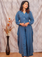 BLUE FRONT SLIT
