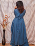 BLUE FRONT SLIT