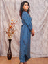 BLUE FRONT SLIT