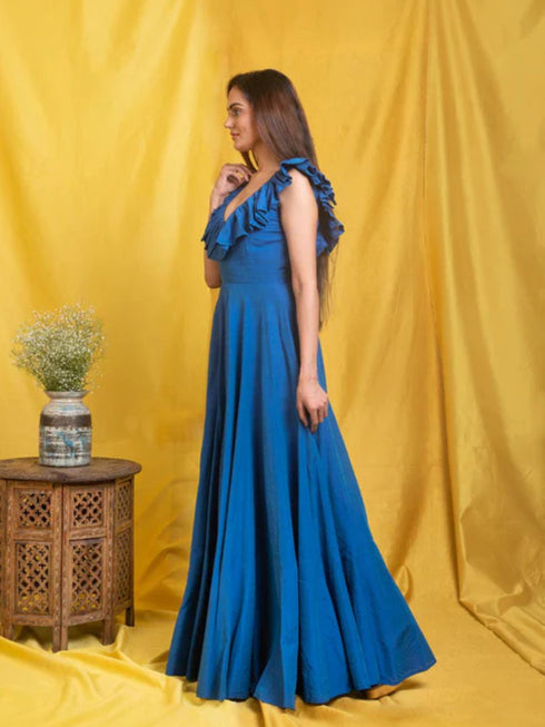 BLUE LONG GOWN