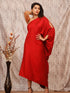 Elegant Red One-Shoulder Evening Dress