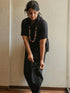 JET BLACK CO-ORD SET WITH NECKPIECE