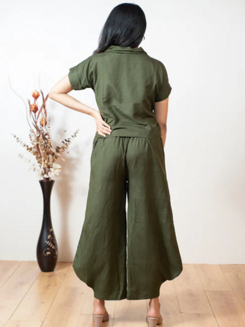 MOSS GREEN COORD SET