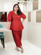 MAROON DHOTI SET