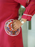 MAROON POCKET COORD SET