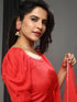 RED KALI PANT/KURTI SET