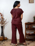 MAROON COORD SET