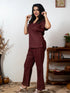 MAROON COORD SET