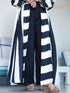 BLACK/WHITE JACKET SET