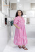 PINK IKAT DRESS