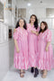 PINK IKAT DRESS