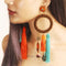 Tribal Tassel Statement Earrings