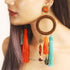 Tribal Tassel Statement Earrings
