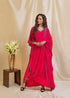 PINK KAFTAN SAREE