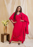 PINK KAFTAN SAREE