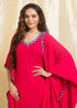 PINK KAFTAN SAREE
