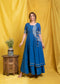 BLUE ALINE DRESS