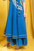 BLUE ALINE DRESS