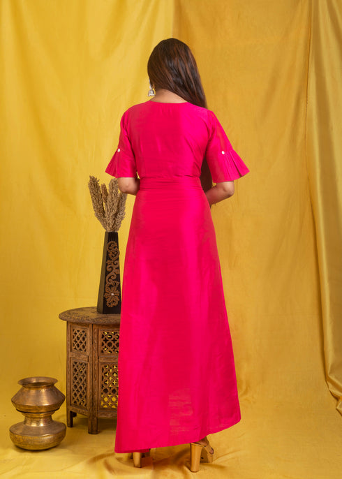 PINK LONG DRESS