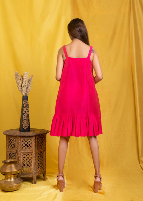 PINK SHORT DRESS
