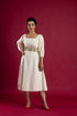 OFF WHITE A LINE DRESS WITH BELT