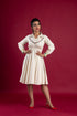 OFF WHITE COLLAR DRESS